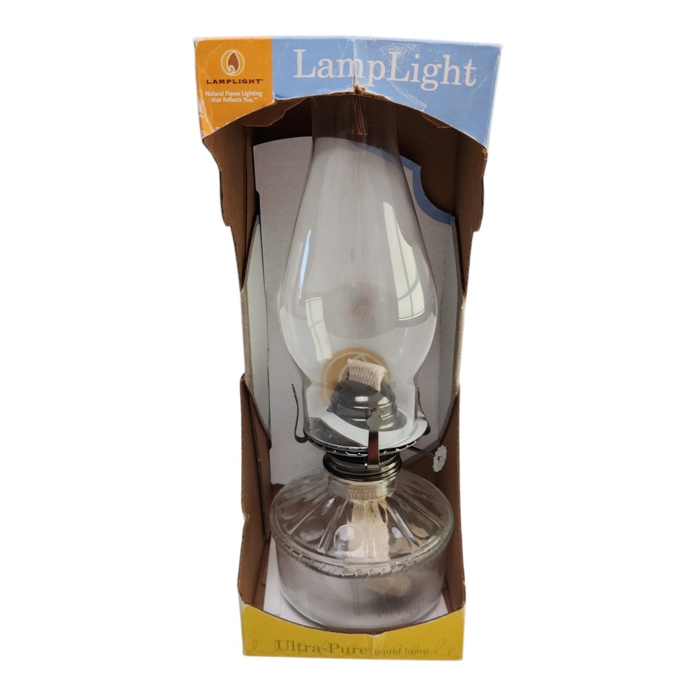 LampLight Chamber 110 Ultra Pure Glass Oil Lamp‎ Tabletop Decorative Refillable